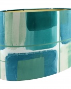 Hand Painted Teal