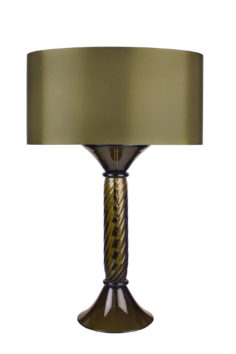 Dante-Table-Lamp—Bronze-Green-Olive-Silk-