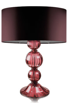 VILLAVERDE_JOYA_MURANO_w_TABLE_LAMP_CHOCOLATE_SHADE_Plum-square