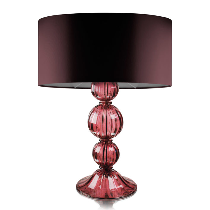 VILLAVERDE_JOYA_MURANO_w_TABLE_LAMP_CHOCOLATE_SHADE_Plum-square