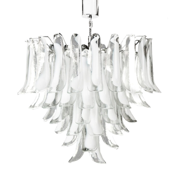 Feather chandelier_ceiling cup